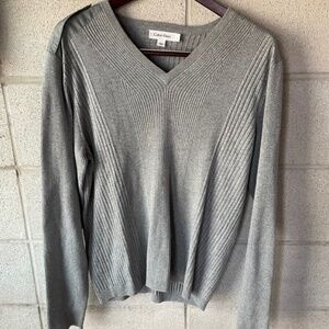 CALVIN KLIEN textured sweater-Size Large